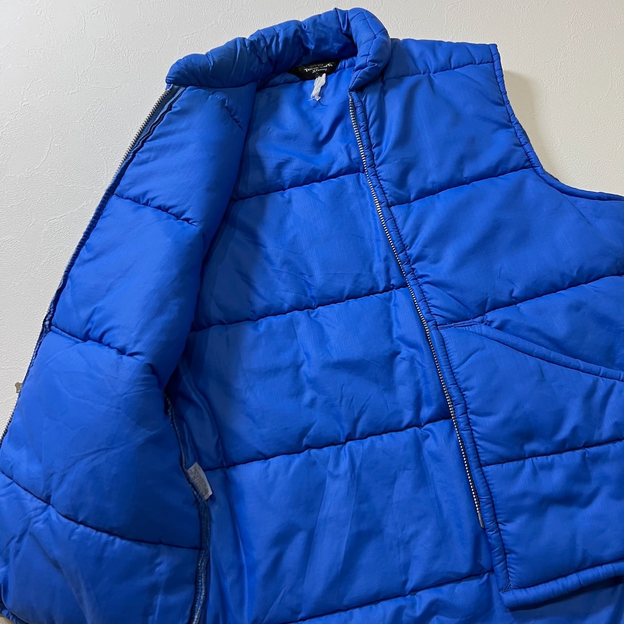 70s TOWNCRAFT JCPenney デカタロン アルミジップ ダウンベスト タウン