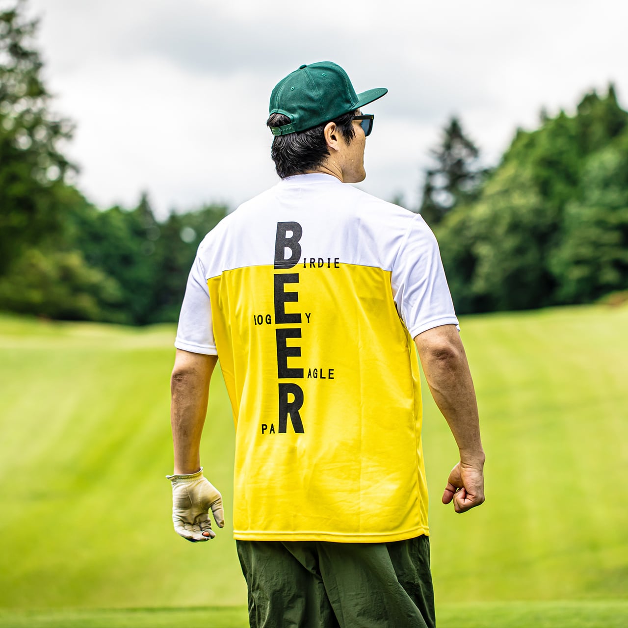 BEERゴルフ モックネックTシャツ（ブラック） | BEER