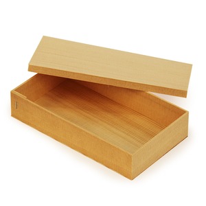エゾ松経木　手作り折箱　7寸深4.5　カブセ蓋式