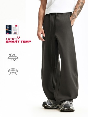 HeiQスマート温度調節 立体裁断カーブスウェットパンツ