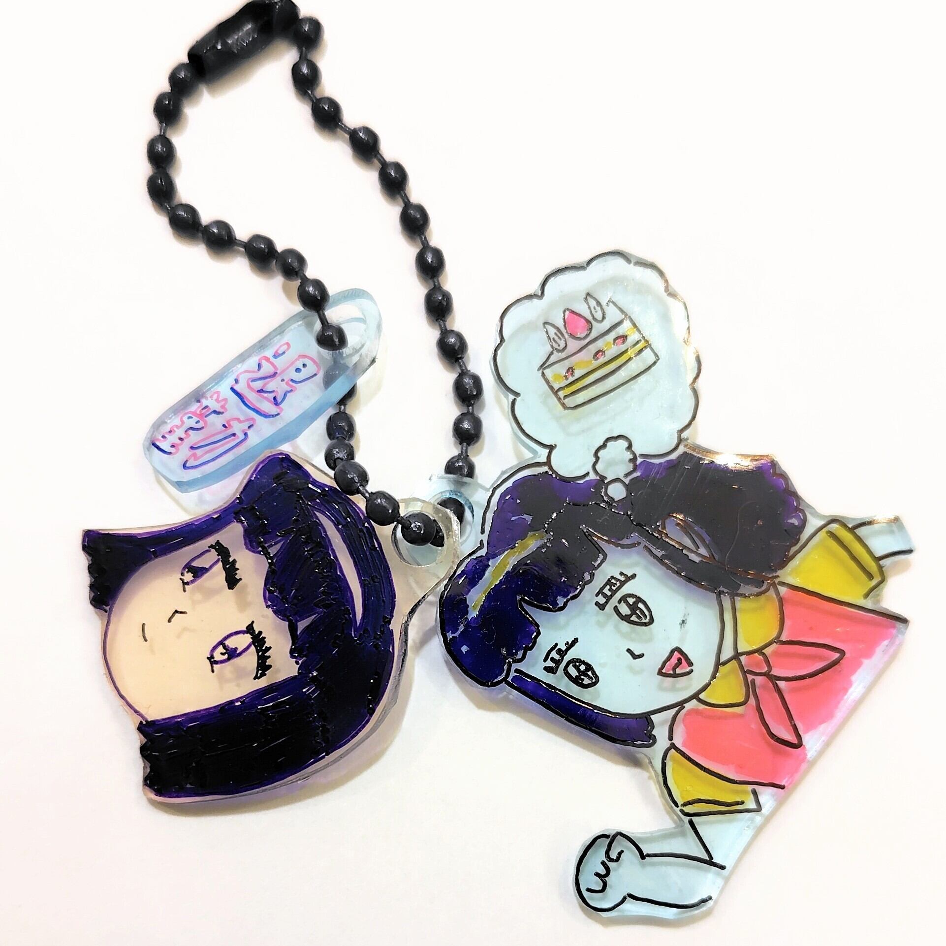 推し色レジンシェイカーキーホルダー（DF ピンク） | PAY ID
