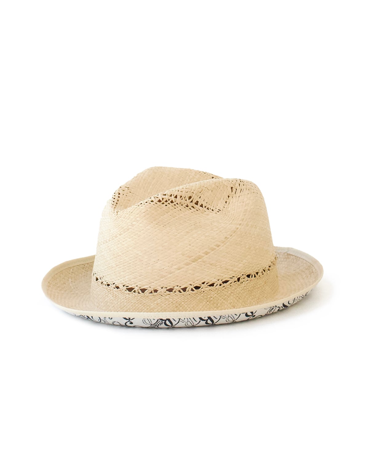 Borsalino　ペーパ素材　パナマハット　約58cm Borsalino ペーパ素材 パナマハット 約58cm Borsalino ペーパ素材