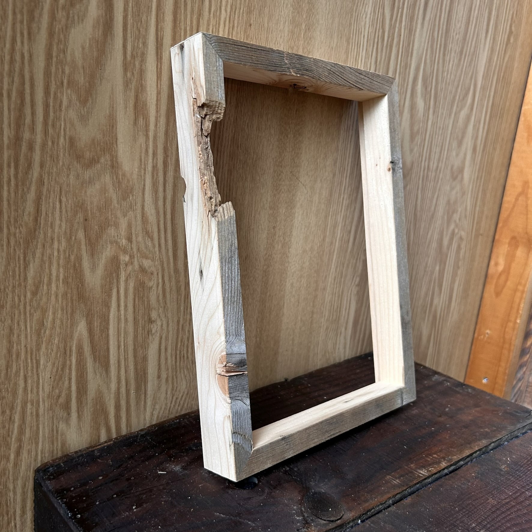 古材フレーム B5】風化の美しいシンプル古材フレーム(258 x 182) No.25-0109 | LABO