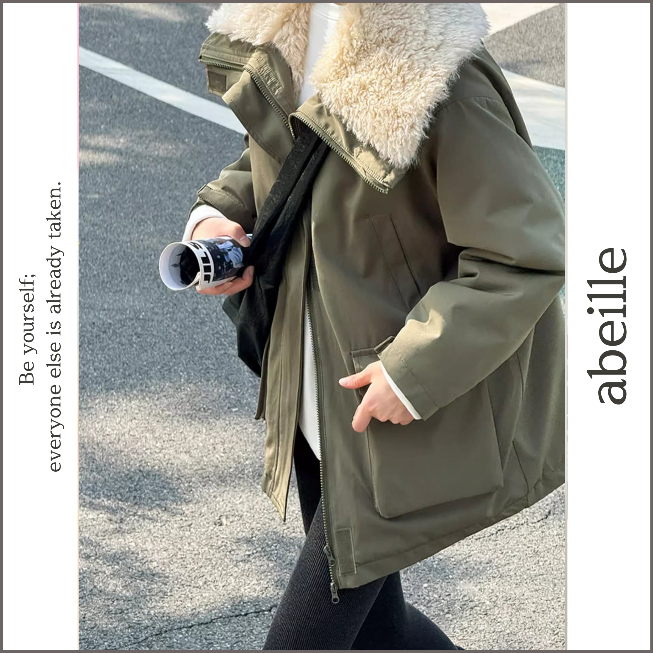 military style jacket 14086