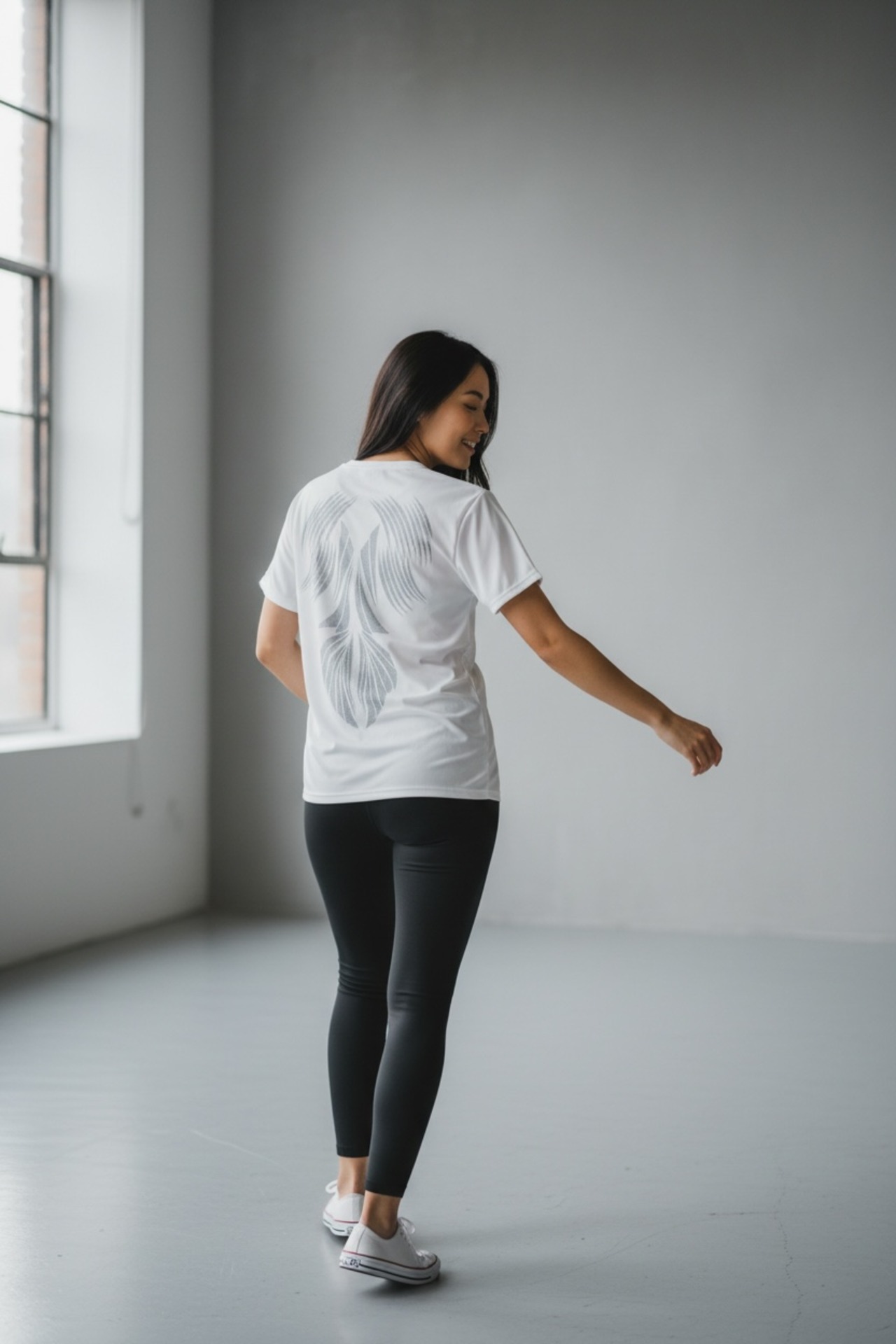 【男女兼用】リカバリーインナーシャツ 半袖 Vネック  白