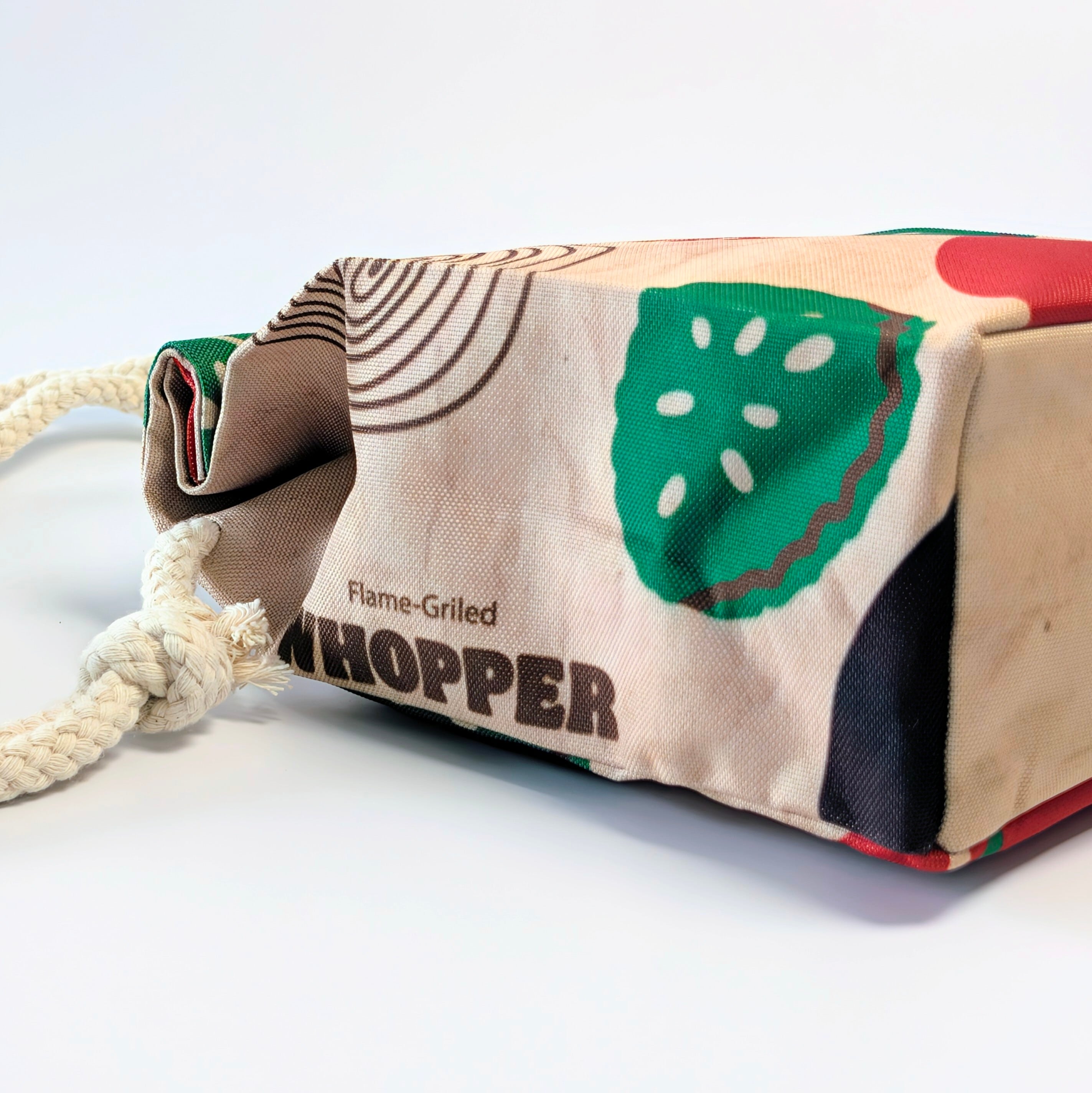 【 BURGER KING（バーガーキング）Vegetables】ロープショルダーバッグ＊紙袋風 / Food Bag 〚アメリカン雑貨 アメトイ〛