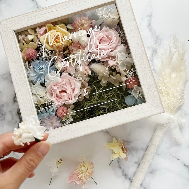 ゲストと作る結婚証明書Sサイズ／ホワイト