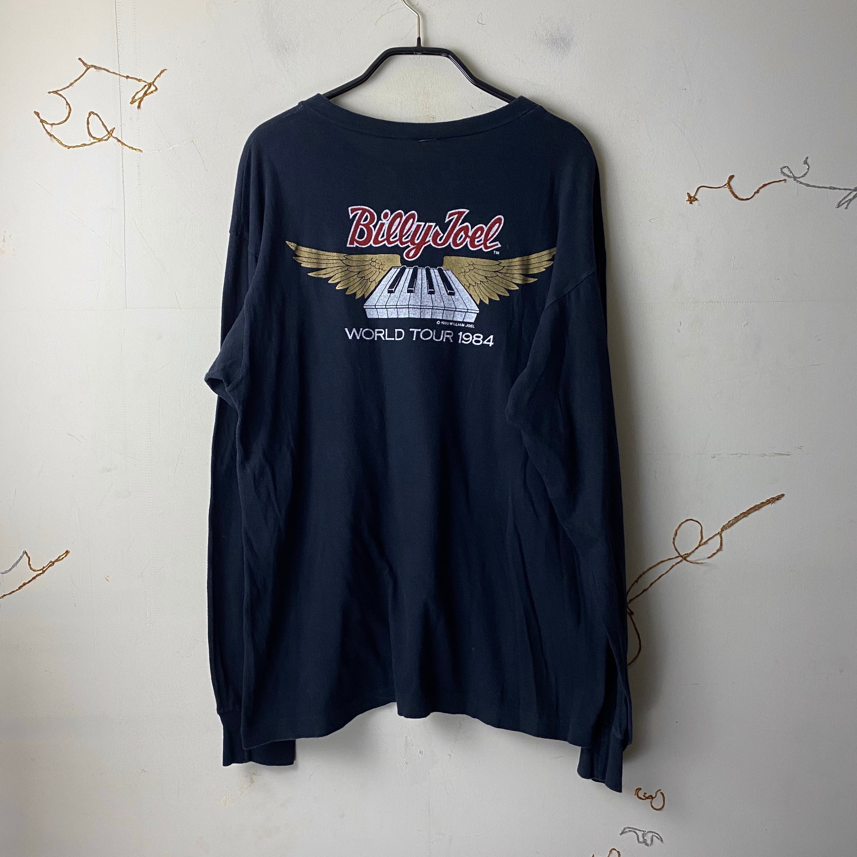 vintage 1984's BILLY JOEL long sleeves music tee | NOIR ONLINE
