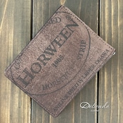 HORWEEN × レーデルオガワ ホースバット マネークリップ バーガンディ