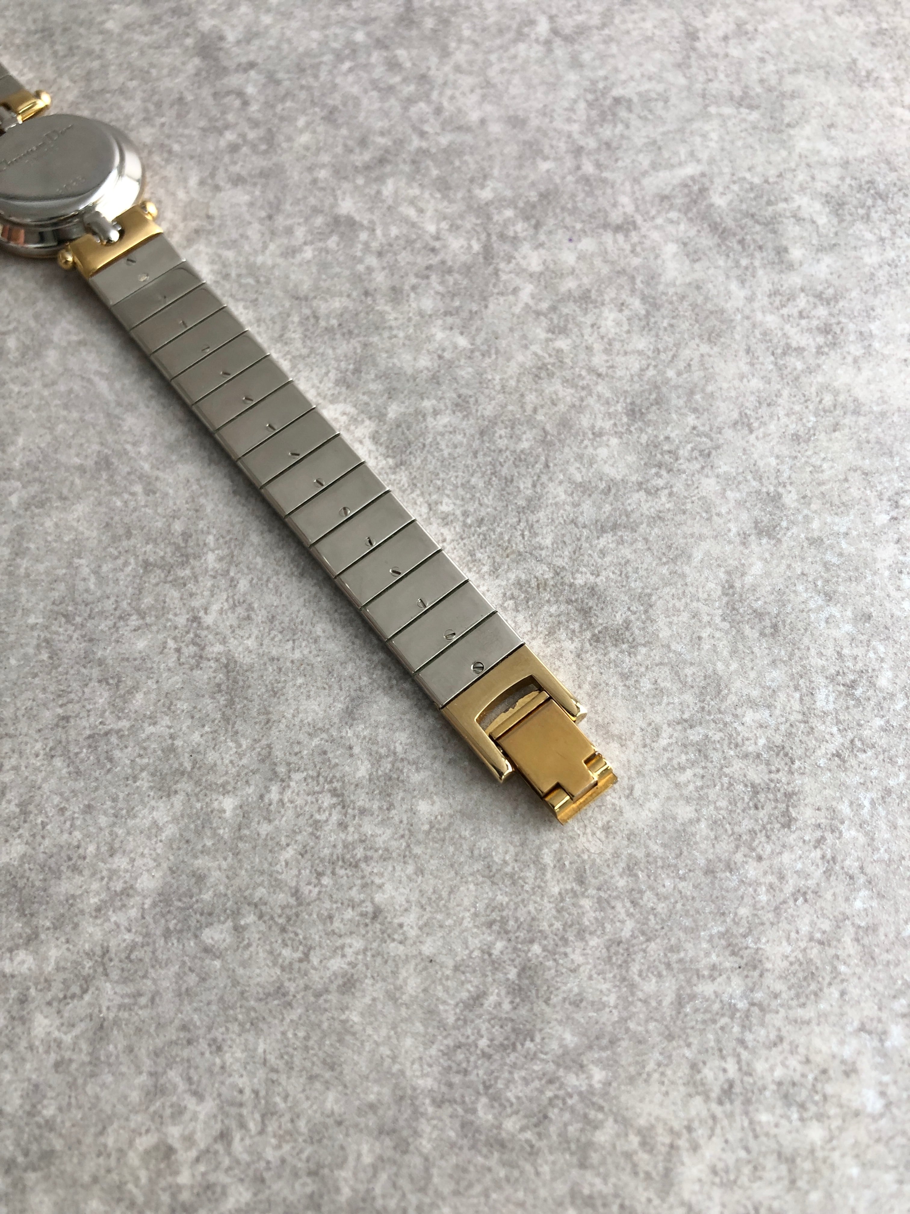 ✨Dior✨ディオール✨CD✨クォーツ✨ヴィンテージ✨3025✨腕時計✨ Christian Dior クリスチャン ディオール 腕時計 シルバー×ゴールド