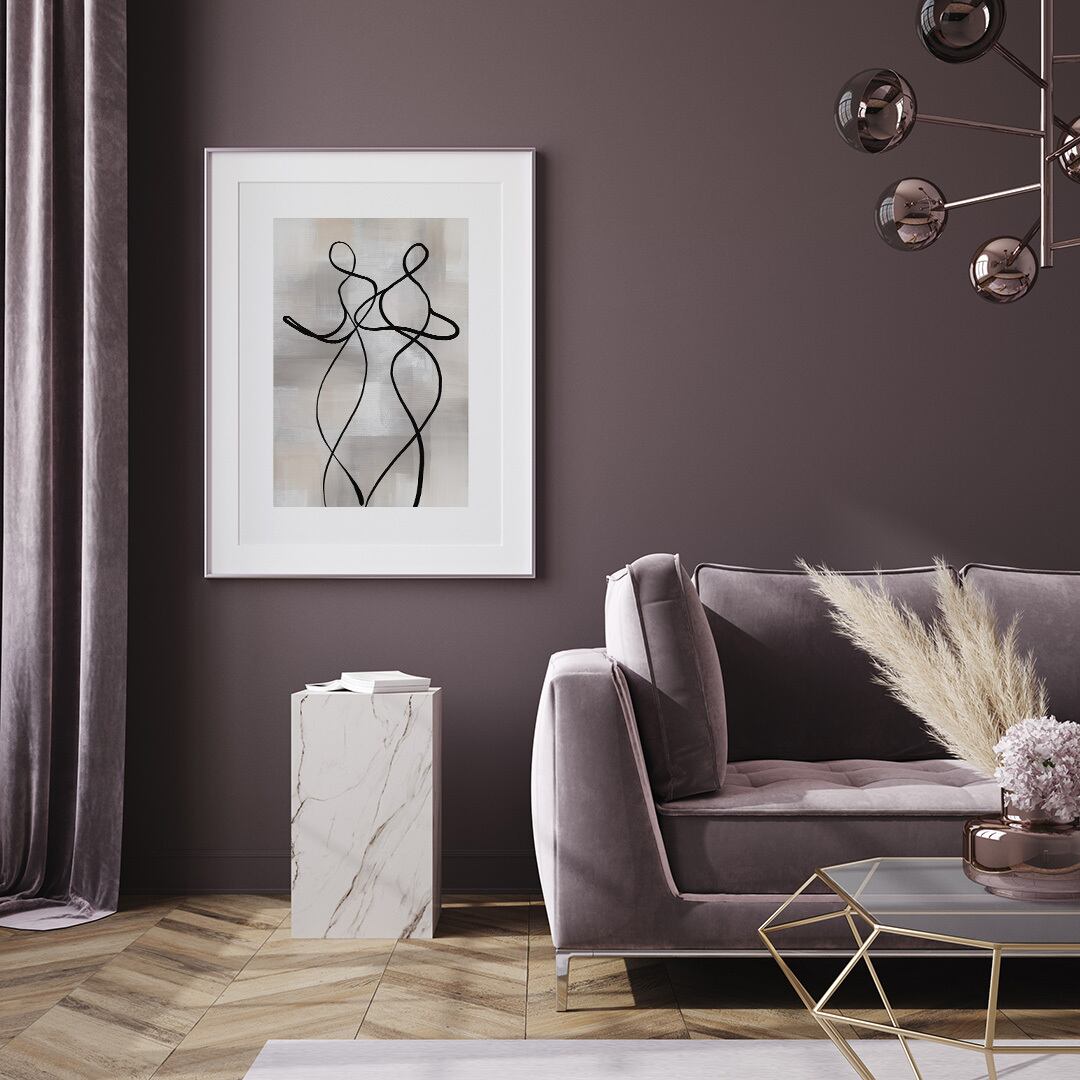 A0288/ 線画アート/ アートポスター【 A4 / A3 / A2 / A1 サイズ