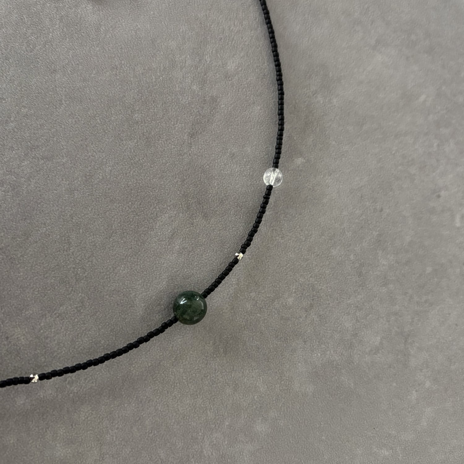planet necklace (black)