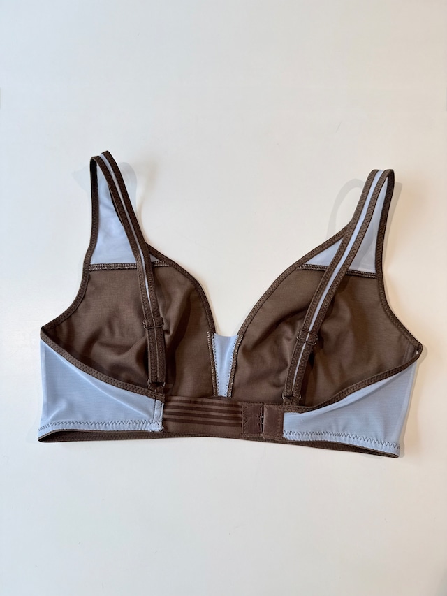 OVERNEATH/Bra081 スムース×ネット WOOD×SKY