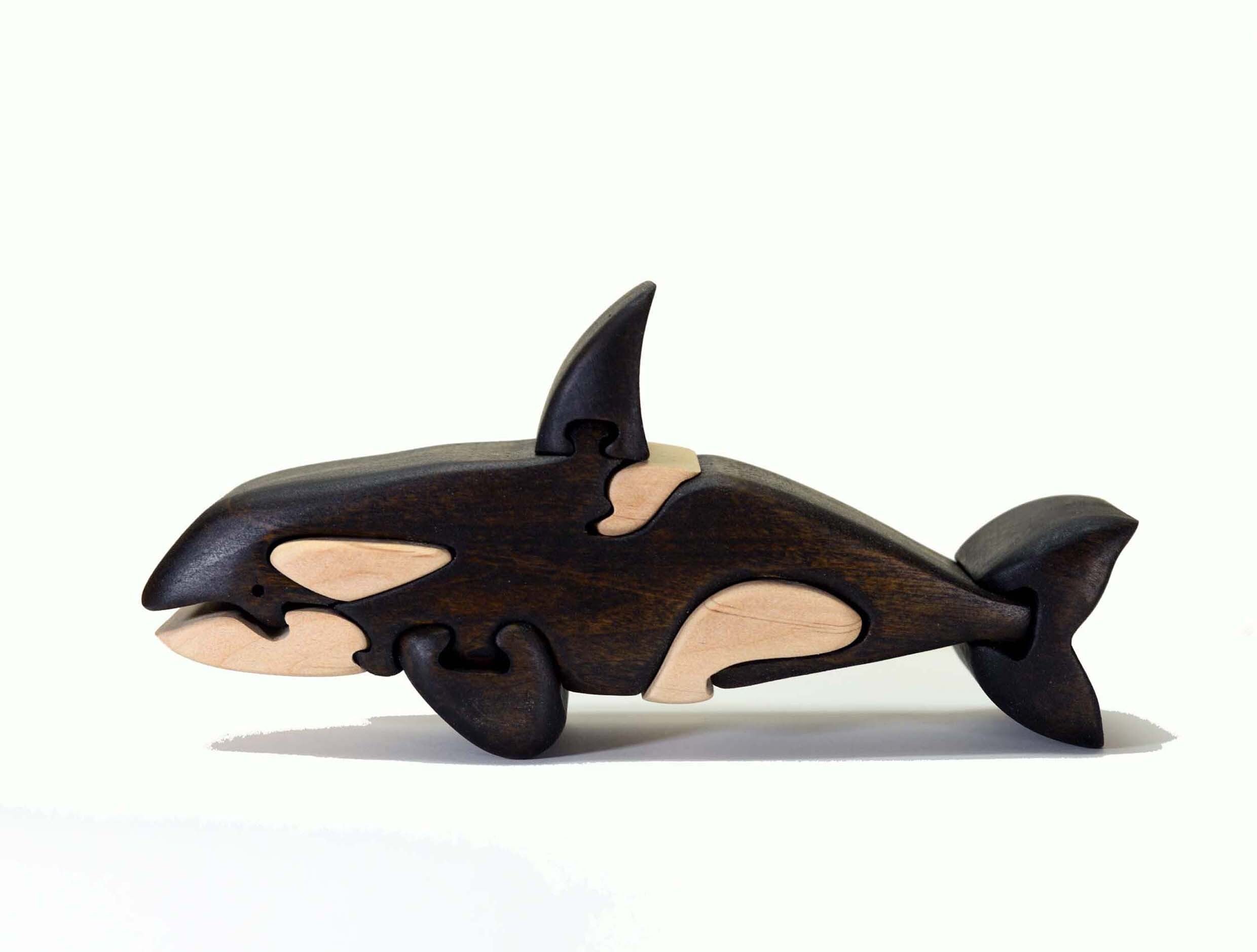 CRAFT BIRD WOOD イルカ クラフトバードウッド 手作り木製パズル クラフトバードウッド CRAFT BIRD WOOD 木製パズル 汽車 組み木