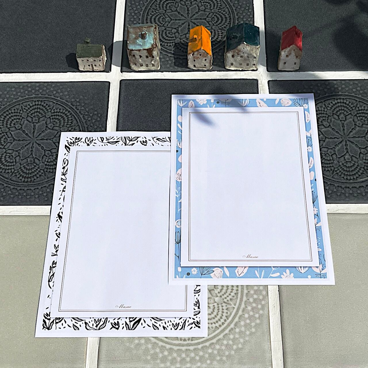 SL 北欧デザインレター・セット（レター8枚＆封筒4枚） | お名前入り