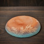 みずたまり小皿 no.120 月夜猫