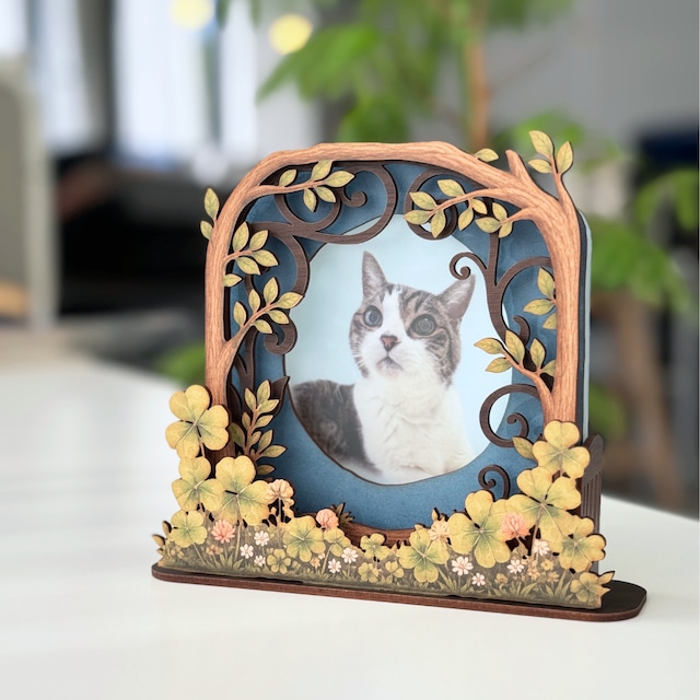 空のねこたまキーホルダー｜雲レジン・猫・空デザイン
