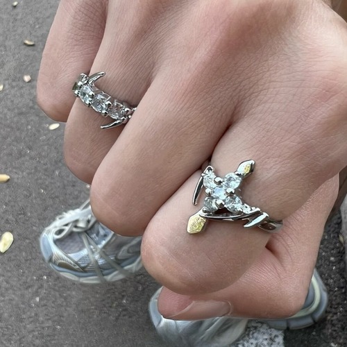 geometric design ring　ジオメトリックデザインリング　J1923