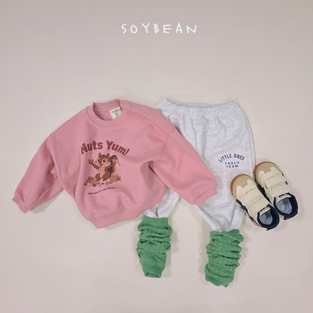 《送料無料》予約:ルーズフィットジョガーパンツ【soybean】※ジュニアサイズ