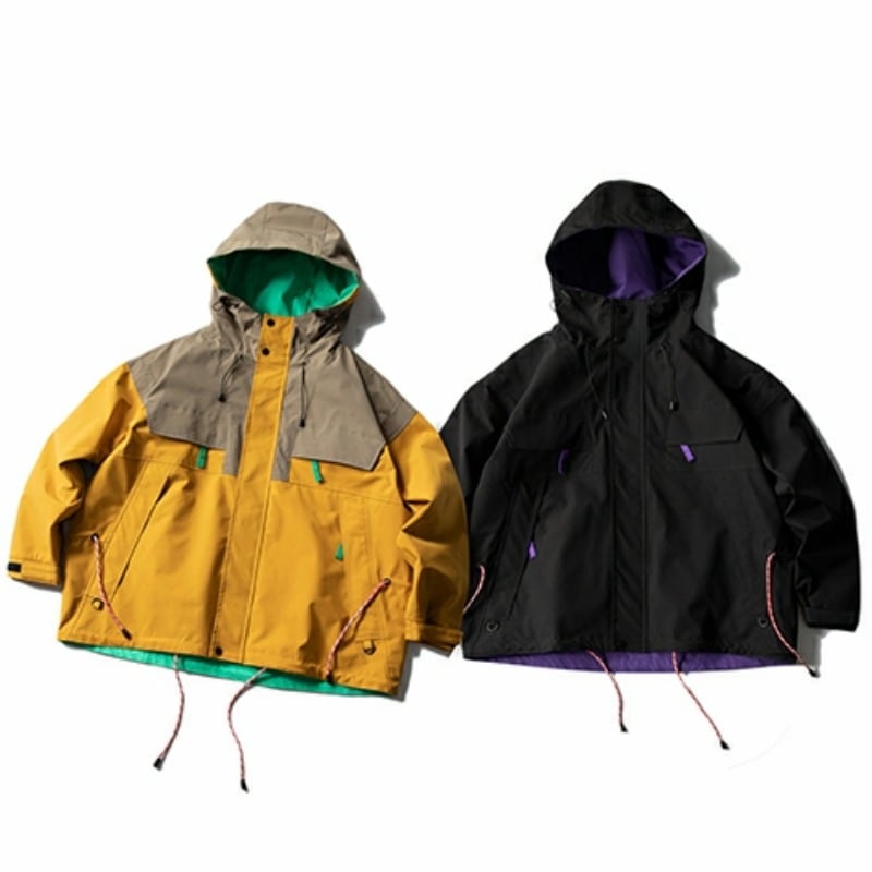 配色マウンテンウィンドプルーフジャケット C10790