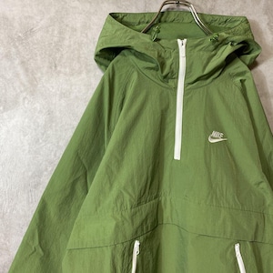 NIKE halfzip nylon jacket size M 配送B