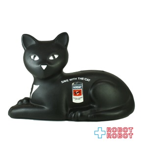 ユニオン・カーバイド エバーレディーバッテリー 黒猫 プラスチック 貯金箱