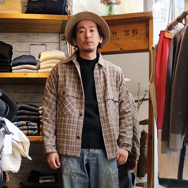 PENDLETON CPO Shirt Jacket ペンドルトン CPOジャケット （ベージュ×ブラウン） [MN-0175-9003] |  TSUGU powered by BASE