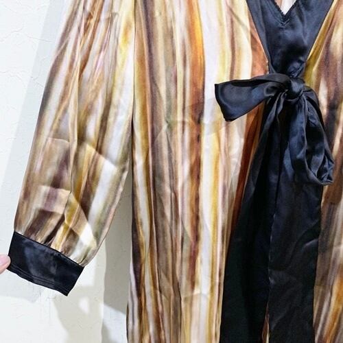 DIESEL BLACK GOLD ディーゼルブラックゴールド シルクワンピース S