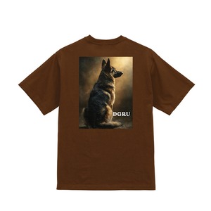 ジャーマン・シェパード　バックデザインTシャツ