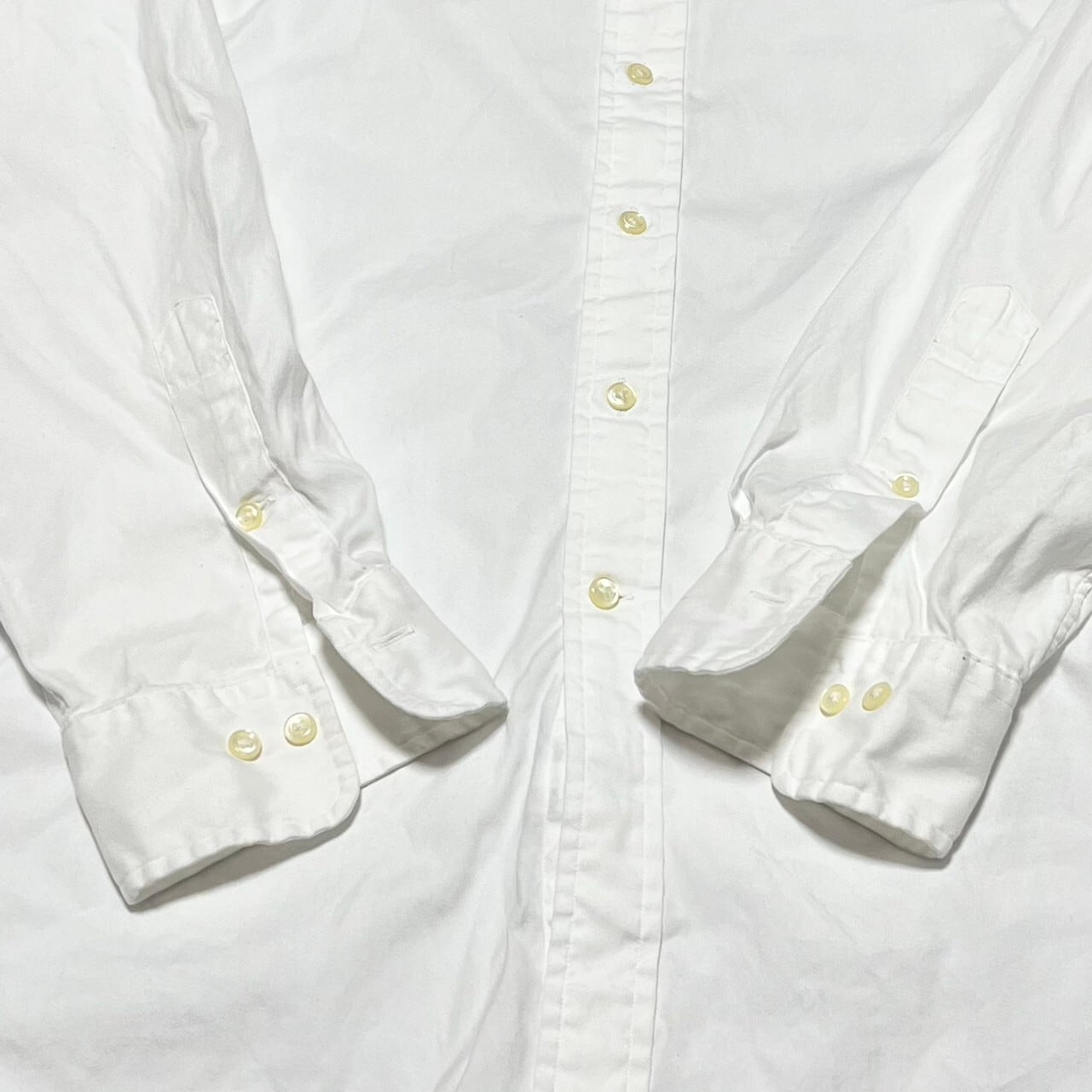 size 17 34/35 XL相当】ラルフローレン ワンポイント 白シャツ size 17 34/35 XL相当】ラルフローレン ワンポイント 白シャツ