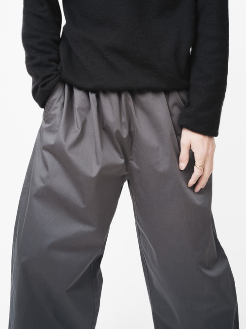 [Late90-00s] "eskandar" Cotton×Elastane Easy Pants