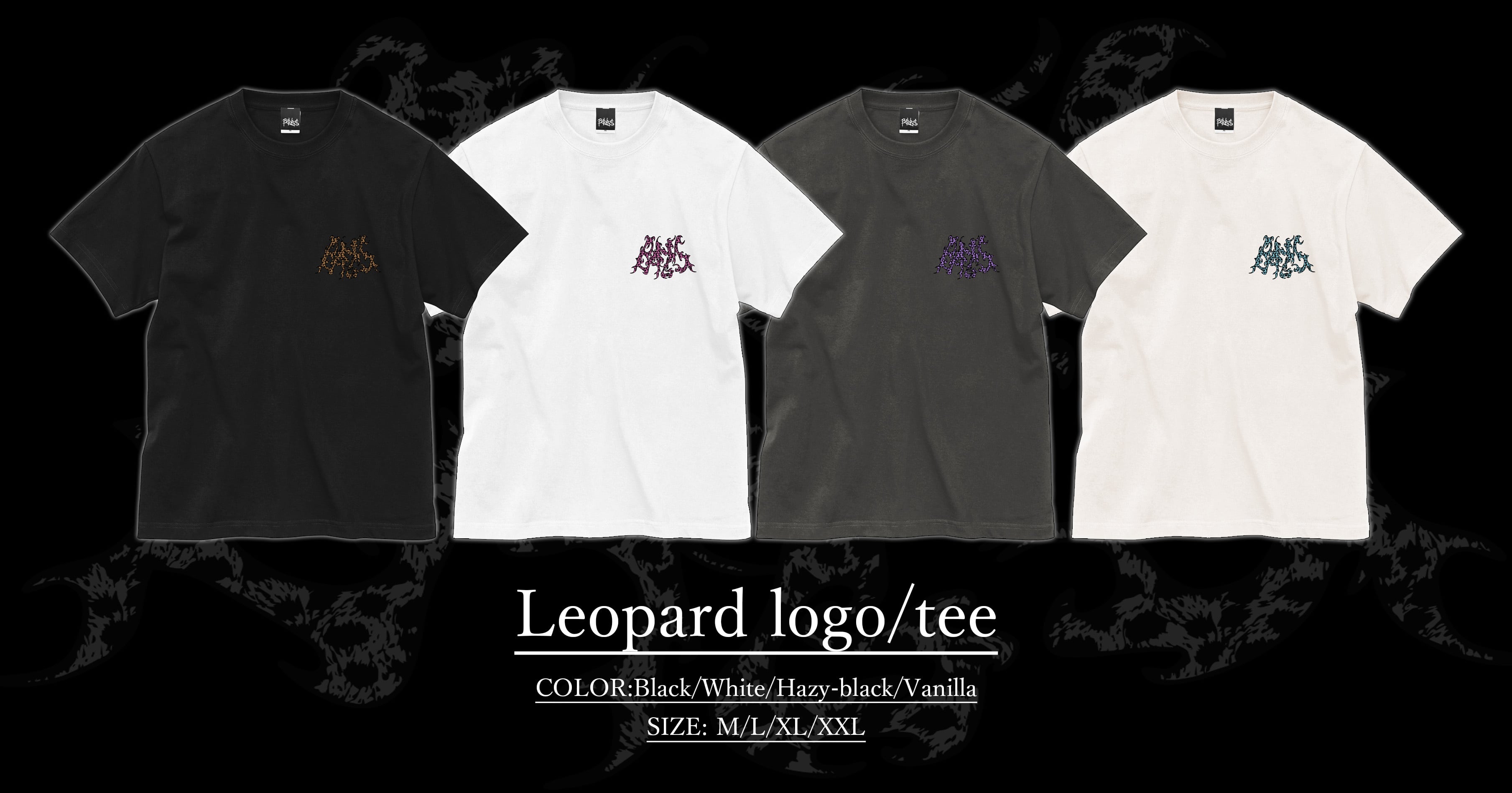 Leopard logo/Tシャツ