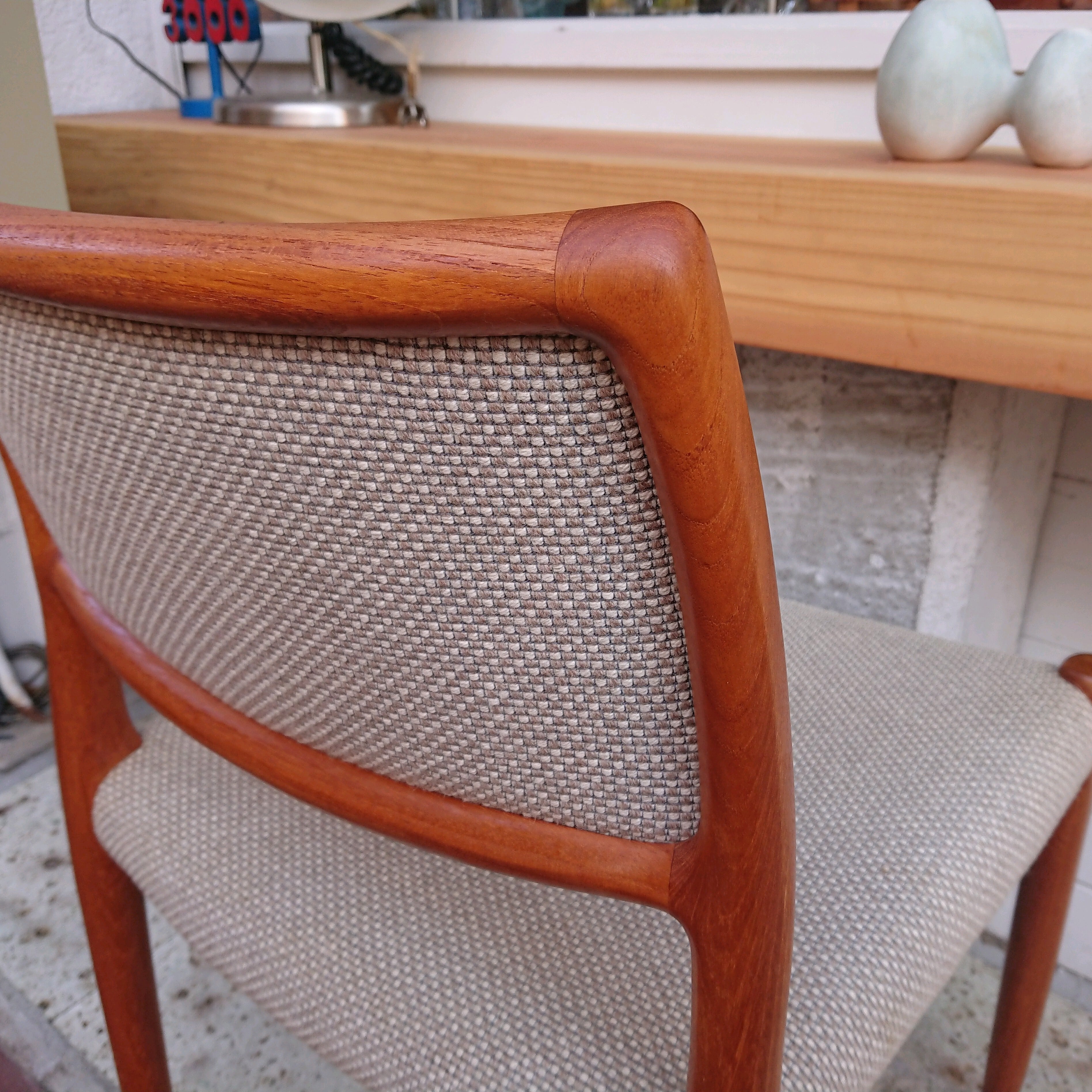 デンマークJ.L.Mollerデザイナーズチェア〈NO.80〉