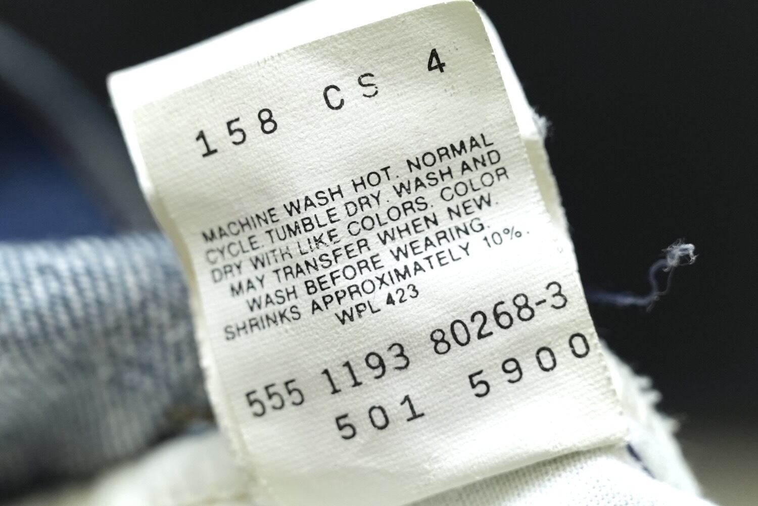 4263 Levi's リーバイス 501 5900 W31 L36 93年製 米国製 バレンシア