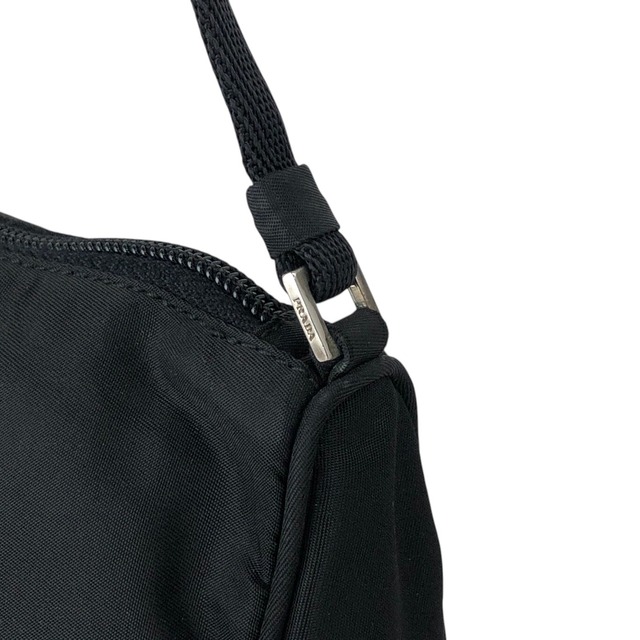 PRADA プラダ ハンドバッグ ブラック トライアングルロゴ ナイロン ミニバッグ vintage ヴィンテージ オールド 7u2u85