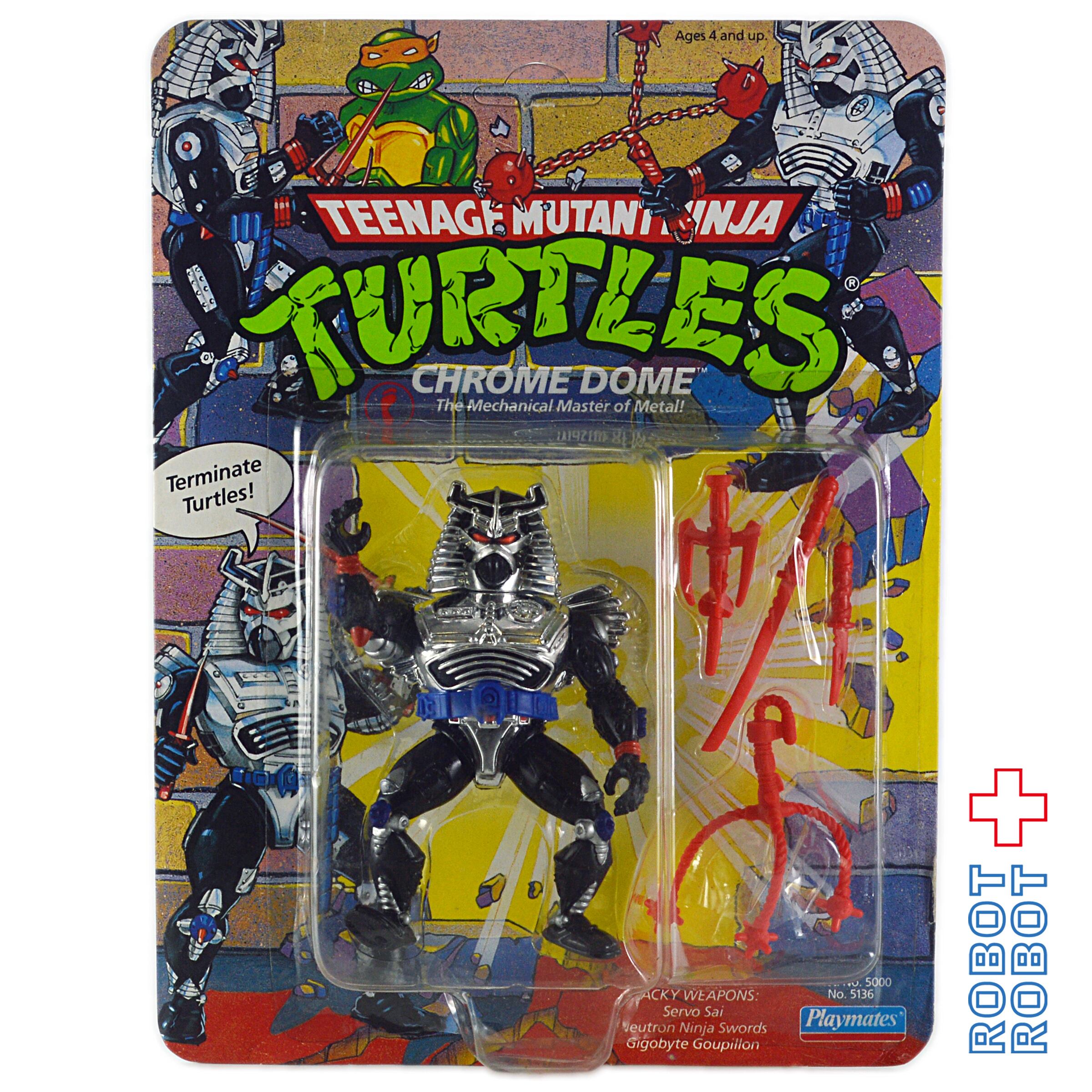 TMNT クロームドーム　NECA Chrome Dome タートルズ Figura Ultimate Chrome Dome Tortugas Ninja Ultimate TMNT Neca