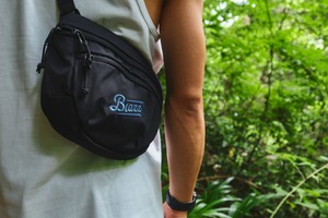 LOGO 2way Shoulder Bag "Large" [BLUE/WHITE]