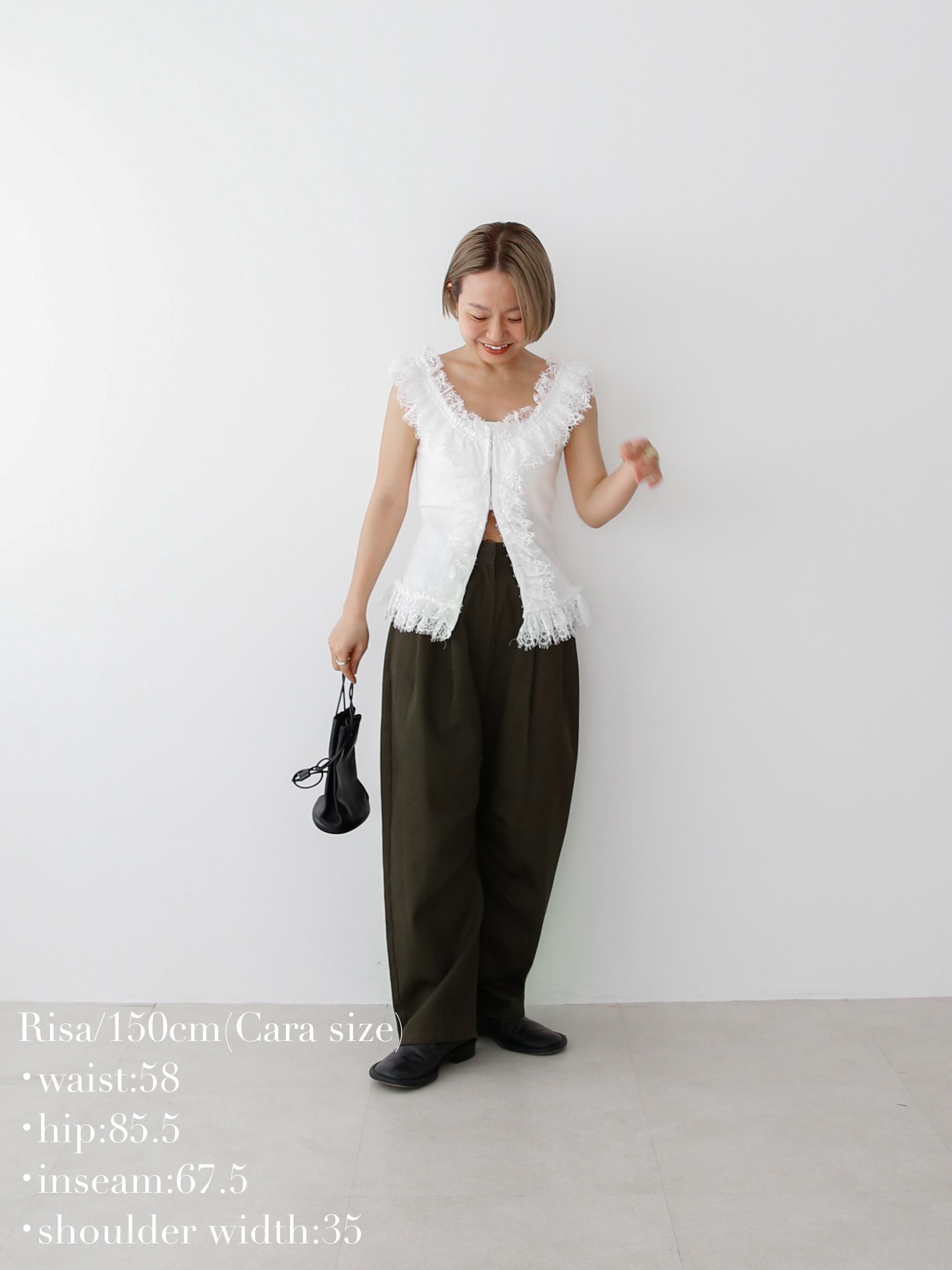 2way lace combi tereko tops | Katrin TOKYO