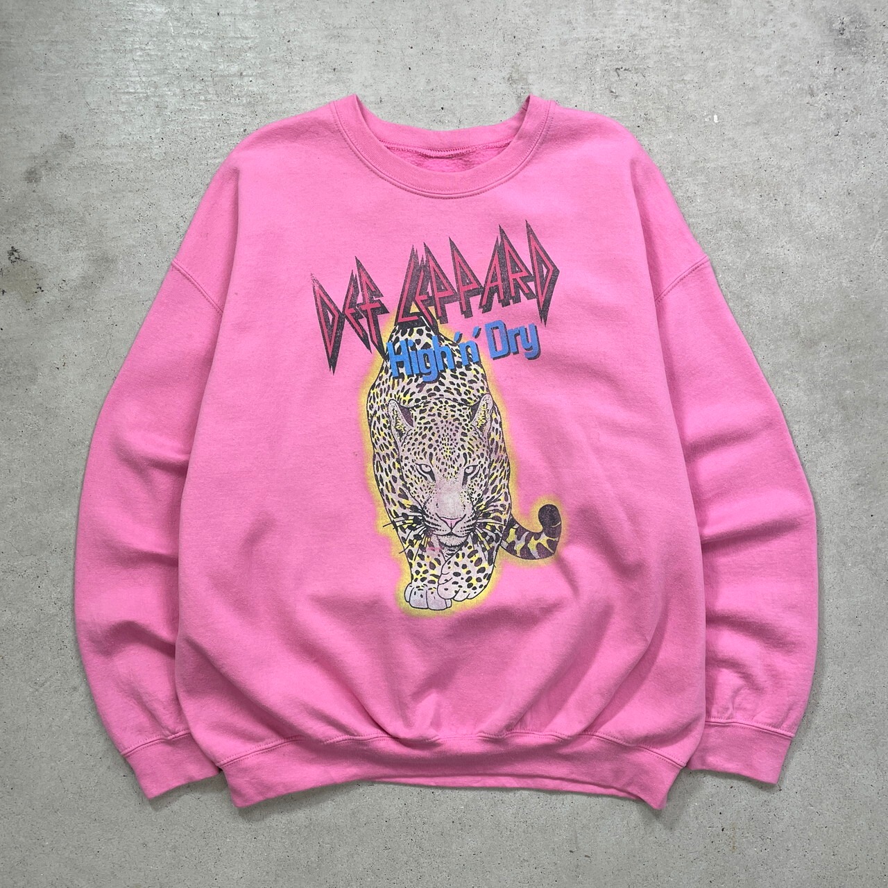 DEF LEPPARD デフレパード バンドプリント スウェットシャツ メンズXL 