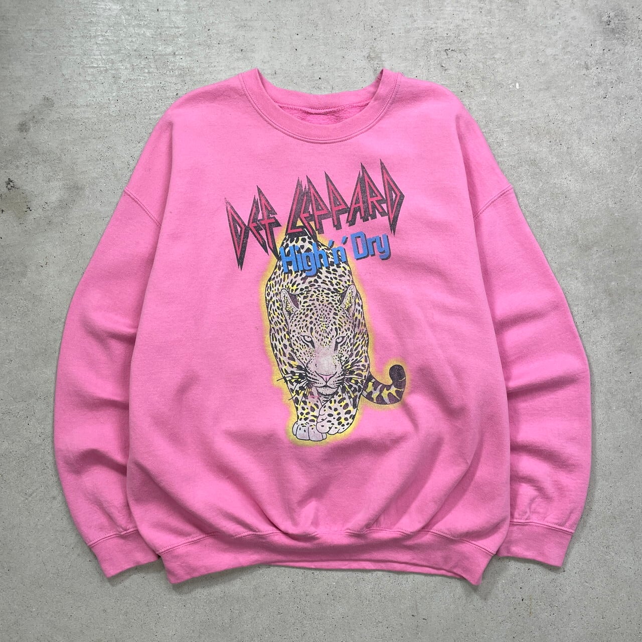 DEF LEPPARD デフレパード バンドプリント スウェットシャツ メンズXL 