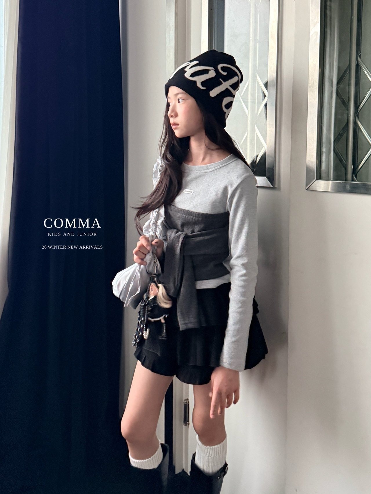 COMMA［取寄］banded layered tee 26winter