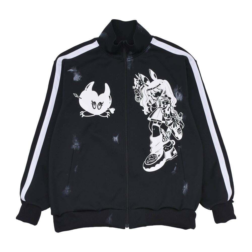 KIDILL】CYBER PUNK TRACK TOP STAIN PROCESSED | AYIN