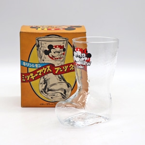 キリンレモン・ミッキーマウスブーツグラス・グラス・コップ・No.230106-39・梱包サイズ60