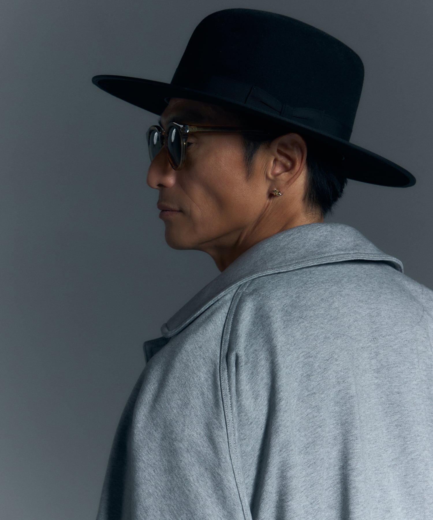 BIG SILHOUETTE SWEAT COAT［HSJ003］ | HAPPY SAUCE