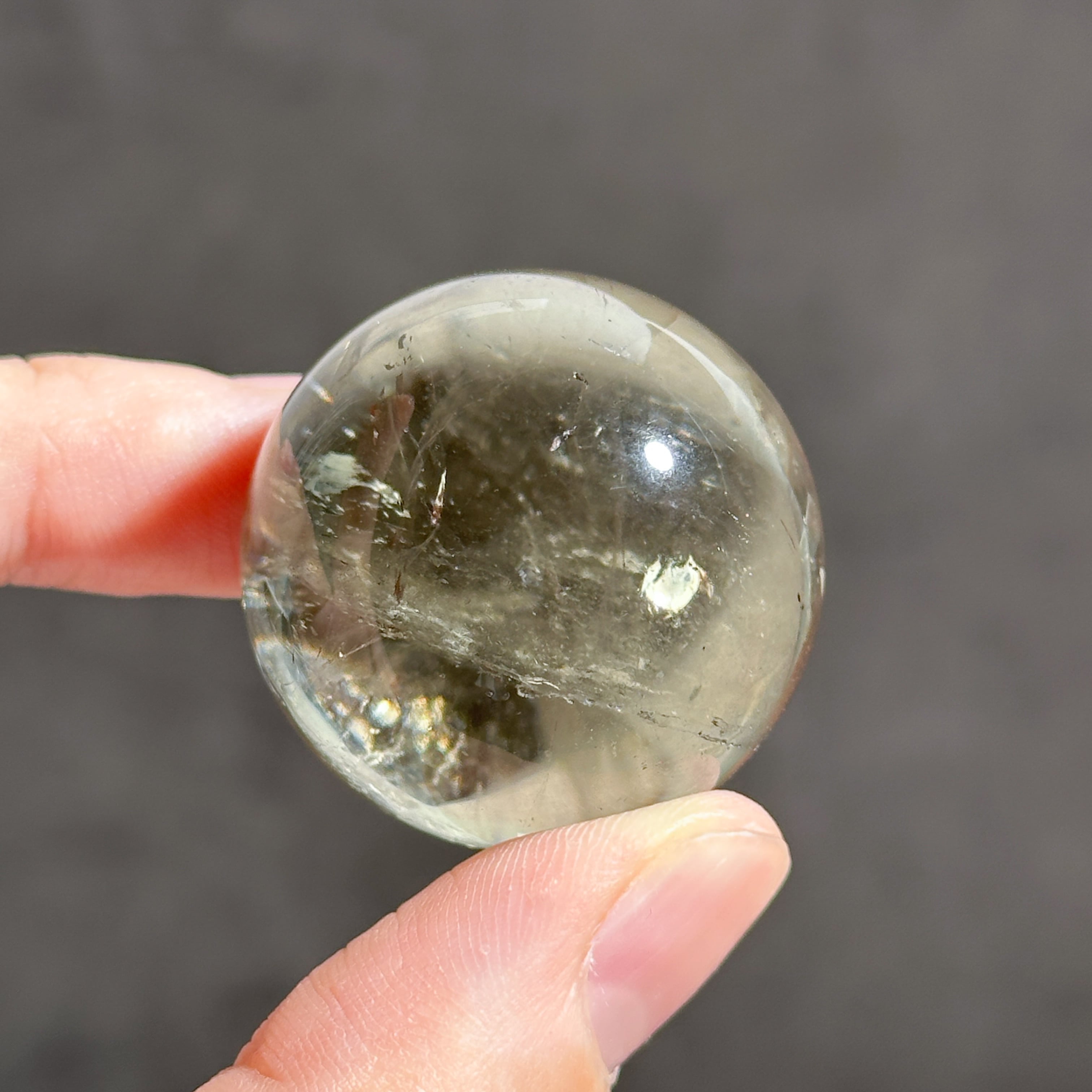 シトリン（黄水晶） スフィア32◇ Citrine ◇ 天然石・鉱物