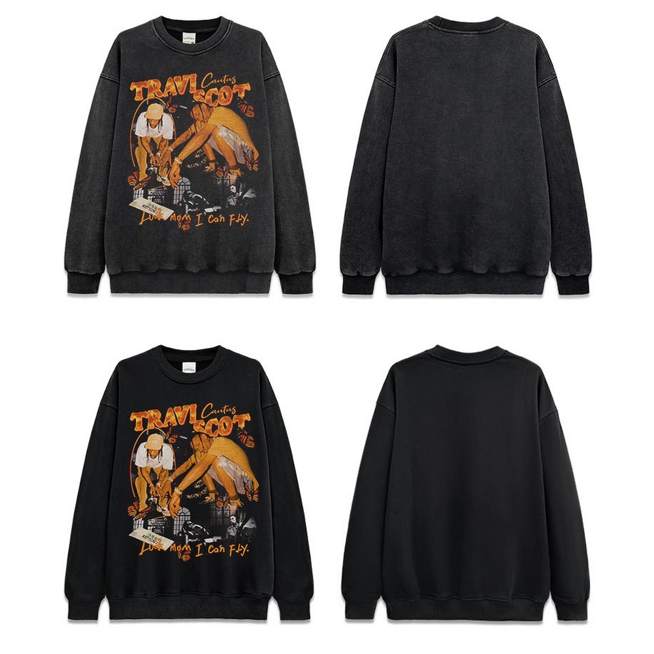 VINTAGE ストリート Travis Scott パーカー/スウェット T1143