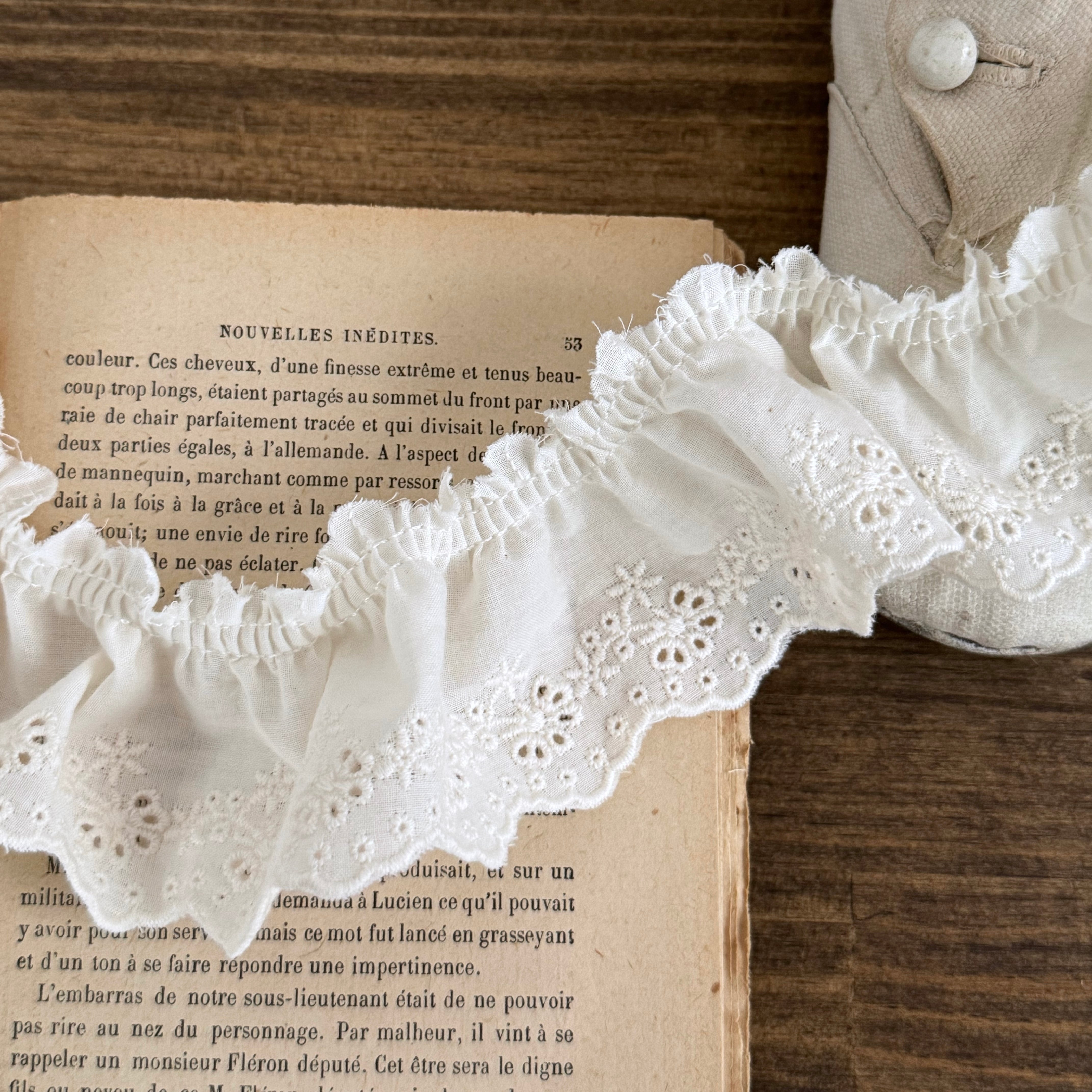 ロール】CL015 コットンレース5cm | kiki.lace