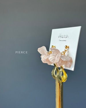 hydrangea pierce/earring