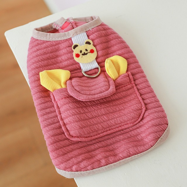 新作　犬服　熊さん　クマ　ワンちゃん服　ドッグウエア　犬　猫　猫服 　ペット（XS-XL）