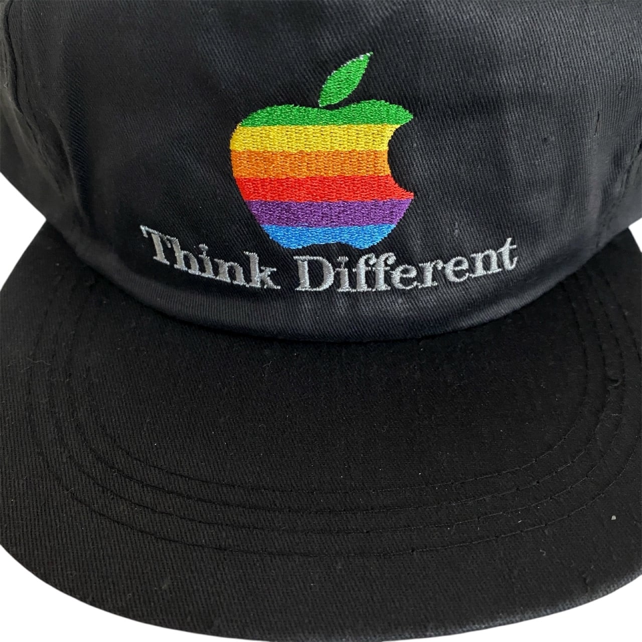 Apple Computer 90s Think Different Rainbow Logo Hat | Vintage High